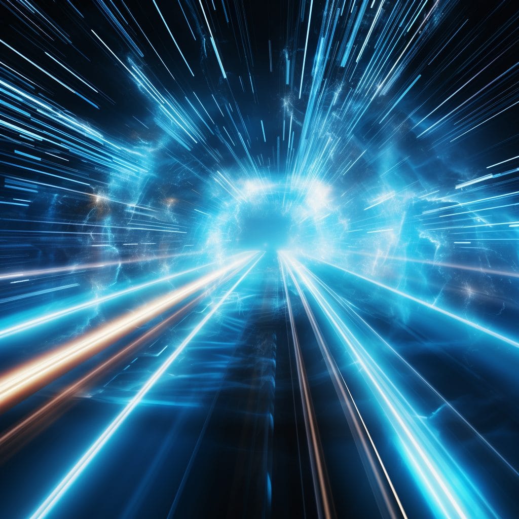 why does electricity travel at the speed of light