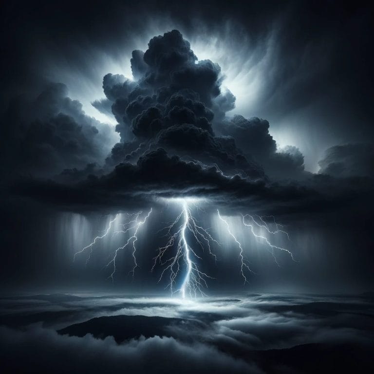 how many volts is lightning