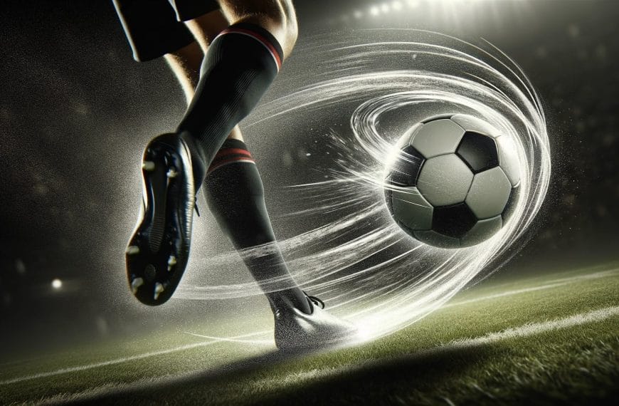 why does a soccer ball curve