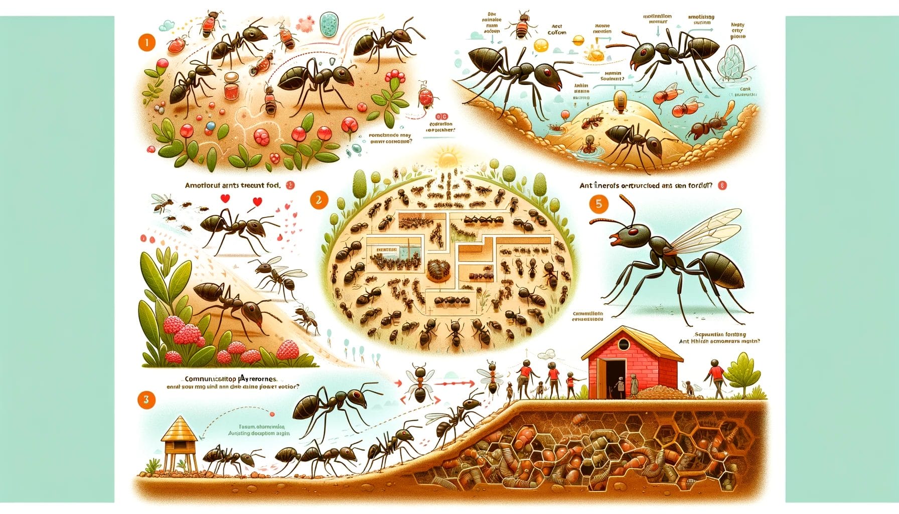 Why Do Ants Interact With Each Other?