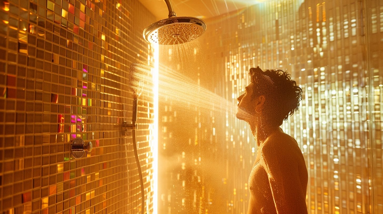 why does singing in the shower sound better